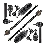 TRQ Front Steering & Suspension Kit Compatible with 2009-2013 Subaru Forester