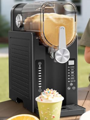 Slushie Machine for Home No Ice Needed, Black