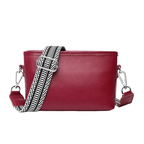Sac à bandoulière en cuir femmes grand sac à main portable