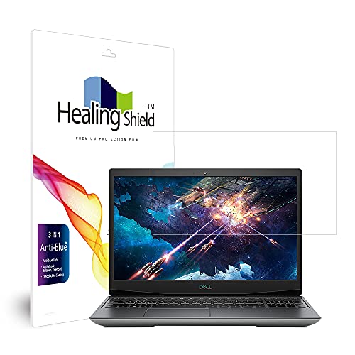 Healingshield スキンシール液晶保護フィルム Screen Protector Eye Protection Anti UV Blue Ray Film Compatible with DELL G5 SE 5505