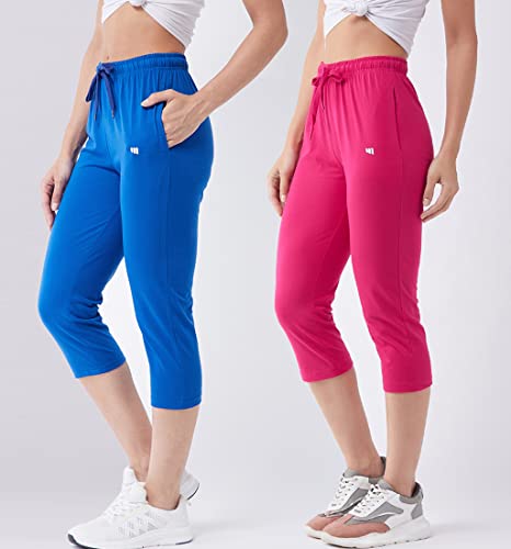 Image of Modeve Women Solid Cotton Blend Capri for summer|| Summer Wear