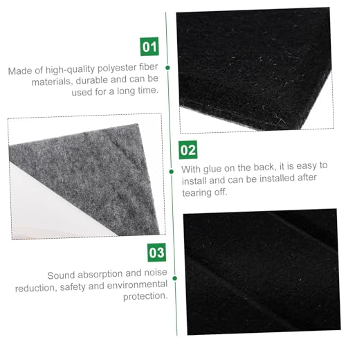 Toddmomy 6 piezas Paneles Acústicos de Fibra de Poliéster para Absorción de Sonido con Rayas Verticales para Estudio en Casa y Oficina para Reducción de Ruido miniatura 3