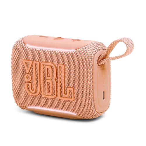 Image of JBL Go 5 - Ultra-Portable Waterproof & Drop-Proof Speaker with JBL Legendary Sound & Ambient Edge Lighting, AirTouch Instant Stereo Pairing or Link Multiple Compatible Speakers via Auracast (Orange)