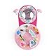Bright Starts, Around We Go Tropic Coral 2-in-1 Spielstation & Lauflernwagen, Spieletisch mit Lichtern & Musik, 10 Aktivität Spielzeug, motorische Entwicklung, rosa, ab 6 Monaten