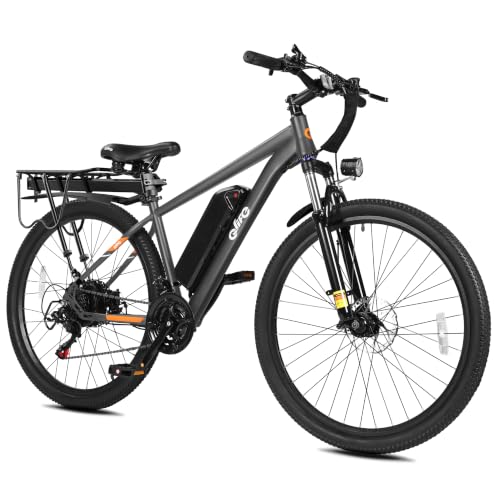 Qlife Racer Electric Bike for Adults - 21-Speed Mountain Lightweight Ebike with Peak 1000W Brushless Motor,48V 375Wh Removable Battery,26X2.1 Tire Step Over E-MTB,Up to 40 Miles Range image 8