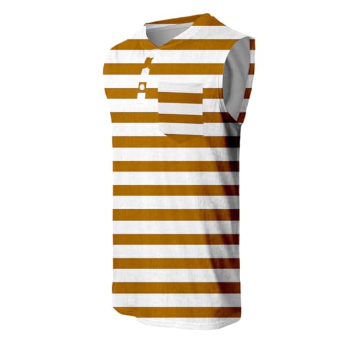 Débardeur homme imprimé dégradé gold chic et décontracté