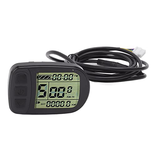 UMDHAIYI para scooter eléctrico KT, panel de contador de pantalla LCD impermeable, conversión 24V 36V 48V con cable, alta visibilidad, fácil instalación,