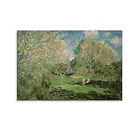 Amazon.co.jp: パリの春、リンゴの花、1879年 アルフレッド・シスレー
