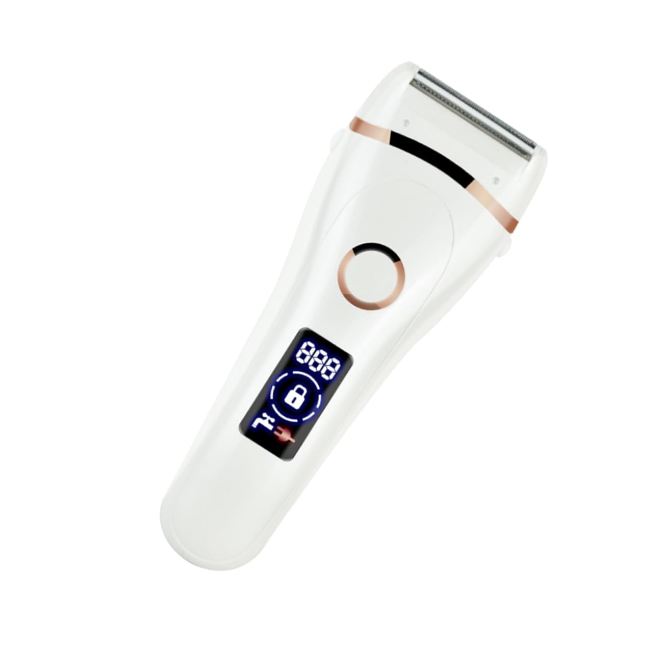 Epilatore Elettrico Donna Batteria 600mah, Rasoio Bianco in Abs Leggero dal Design Ergonomico, la Depilazione Delicata del Viso