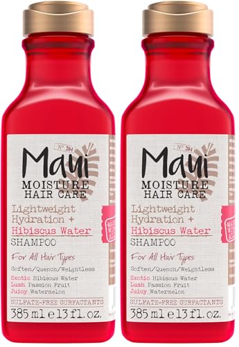 Maui Moisture Lightweight Hydration + Hibiscus Water Shampoo,Moisturizing Aloe Vera