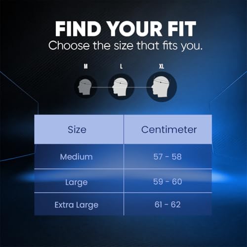 Image of Xtrac Arc Full Face Helmet - ISI Certified Bike Helmet for Men & Women | High-Impact ABS Shell | Clear Scratch-Resistant Visor | Comfortable Inner Padding | Secure Chin Strap for Safe Riding