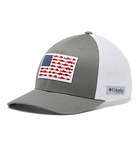 Image of Columbia Unisex Adult PFG Logo Mesh Ball Cap