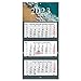 Produktbild 3-Monatskalender 2023 I Strand-Motiv I 33 x 70 cm I Jahresplaner mit Feiertagen I Wandkalender mit Datumsschieber I mehrsprachig D / GB / F / ES I zum Aufhängen und Abreißen I tr_102