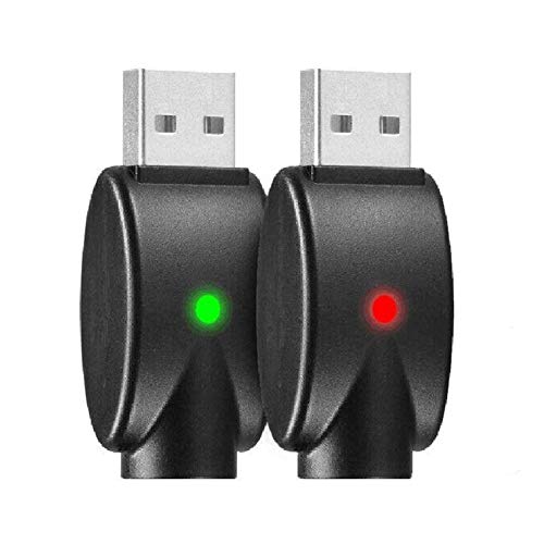 [2 Pack] USB Smart Charger Cable, Intelligent Overcharge Protection Compatible for USB Adapter Cable with LED Indicator [2 Pieces]