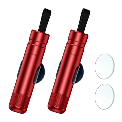VELAJA 2 PCS Marteau de Secours Voiture Brise-Vitre et Coupe-Ceinture, Outil de Sauvetage Compact 2 en 1 en Alliage...