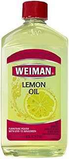 Weiman Lemon Oil Wood Polish - 16 Fluid Ounce - UV Protection, Gently