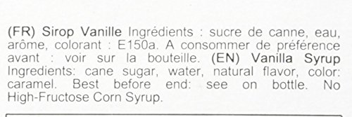 Image of 1883 Vanilla Syrup - Flavored Syrup for Hot & Iced Beverages - Gluten-Free, Vegan, Non-GMO, Kosher, Preservative-Free, Made in France | Plastic Bottle 1 Liter (33.8 Fl Oz) (Pack of 2)