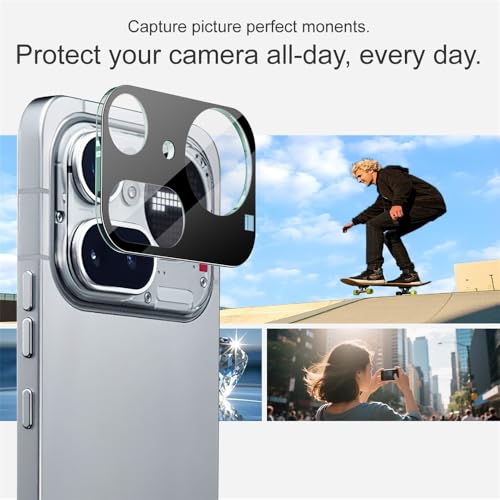 Image of FabeKee Camera Lens Protector Compatible With Nothing Phone 4a Pro 9H Tempered Glass, Anti-Scratch, HD Clear, Easy Installation, Ultra-Thin Camera Lens Protection
