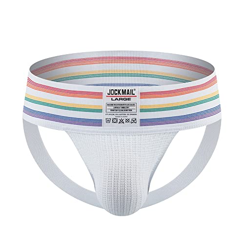 JOCKMAIL Mens JockStrap Underwear Breathable Jock straps Sexy Athletic Supporter Jockstraps for Men3
