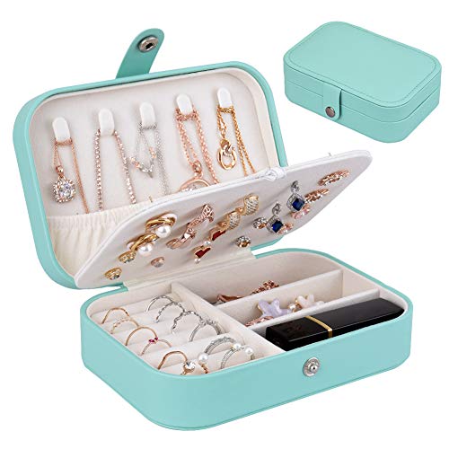 Homchen Organiseur de bijoux de voyage pour bracelets, boucles d'oreilles, bagues, colliers