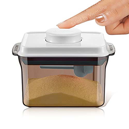 Conteneur Scellé pour lait Poudre, 1000ml Boîte pour Lait en Poudre, Distributeur Poudre Formule, Boîte Poudre Lait Portable, pour Le lait En Poudre, Les...