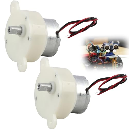 Moteur électrique à faible vitesse à couple élevé DC 5V, moteur à engrenages en plastique, moteur miniature à réduction de décélération pour applications de petit moteur électrique