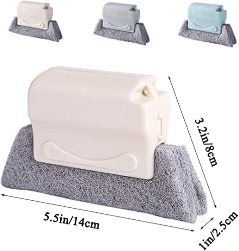 Image of Plastic Window Groove Frame Cleaning Brush, Hand-held Window Slot Cleaner Tools, and Magic Window Cleaning Brush, Quickly Clean All Window Slides and Gaps (1)