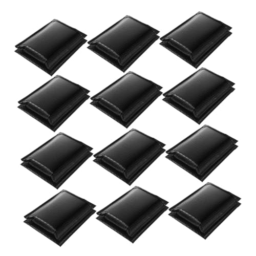 DOITOOL 50 Pezzi Buste Imbottite Nere con Pluriball Resistenti e Autoadesive per Spedizioni e Accessori Impermeabili e Anti-strappo Buste Imbottite per Imballaggi Professionali