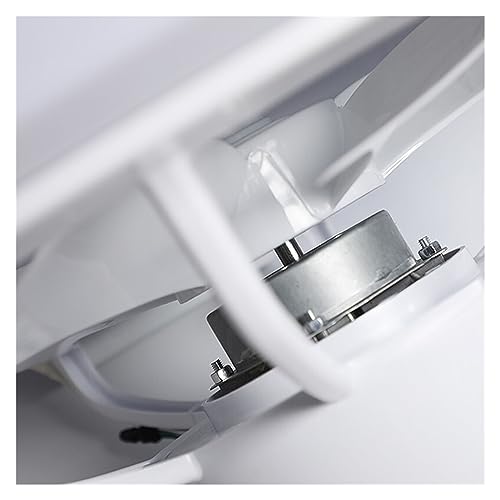 Luz para dormitorio elegante con ventilador retráctil y mando 6