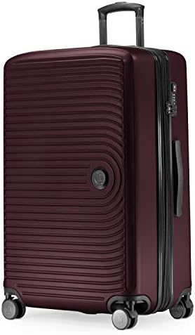 Hauptstadtkoffer Mitte Großer Koffer (77 cm) 112-130 L, Burgund | ABS-Hartschale · TSA-Zahlenschloss · XL Erweiterung · 4 Rollen · Austauschbare Ersatzteile · Fernreisen · 2-3 Woch