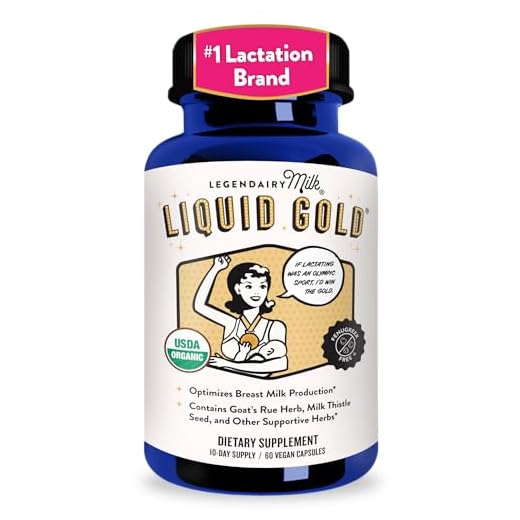 Legendairy Milk® Liquid Gold® - Herbal Breastfeeding Supplement to Increase Milk Supply - Contains Goats Rue and Milk Thistle