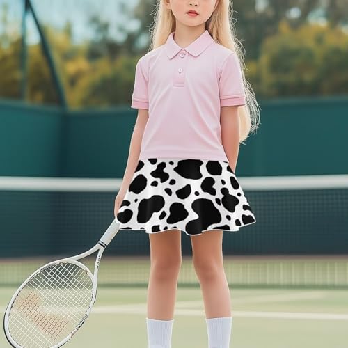 Pleated Tennis Skirt for Kids Girls 5-14 Years Old 2-in-1 Casual Stretch4