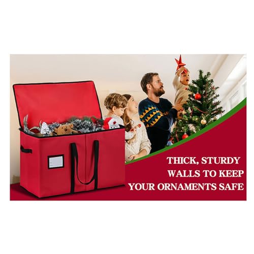 Boîte de rangement de Noël MURYE pliable contre la poussière des figurines - 7