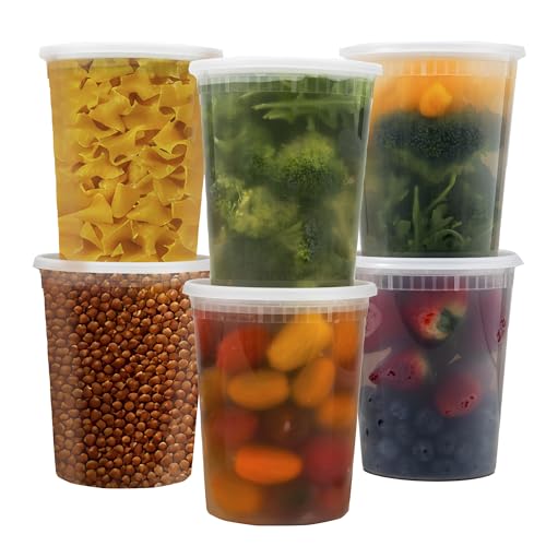 32oz Deli Food Storage Containers 24-Pack