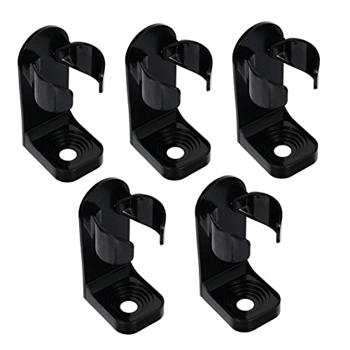 Didiseaon 5pcs Electric Razor Rack Stand Holder Wall Mount Beard Trimmer Storage No Drill Hanger for Bathroom