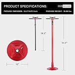 SPECSTAR Underhoist Support Stand 3/4 Ton Jack Stand 1650Lbs Capacity - Image 7