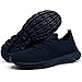 VLHGCG Mens Running Shoes Fashion Sneakers Slip on Breathable Tennis Gym Sports Workout Walking Shoes Lightweight,Blue,Size 10