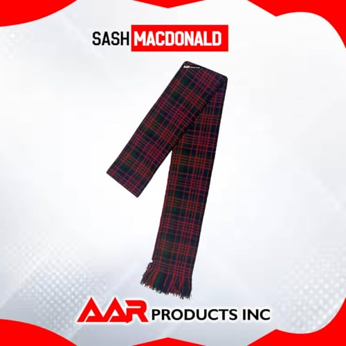 Image of AAR Womens Tartan Clan Sashes Ladies Brooch Scottish Highland - 90 x 10.5 Inches
