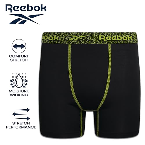 Reebok Boys Boxer Briefs - 3 Pack Performance Underwear Boxers, 5" Inseam - image 2