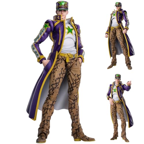 Dimensioni: Star Platinum è di circa 17 cm di altezza, Jotaro misura circa 16 cm di altezza, perfetto per esporre e collezionare, lascia che ti accompagni tutto il tempo