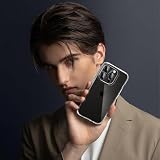HWeggo Dla iPhone 16 Pro/iPhone 16 Pro Max osłona obiektywu aparatu 9H osłona aparatu ze szkła hartowanego wszystko w jednym stop aluminium metal odporny na zarysowania etui przyjazny, czarny