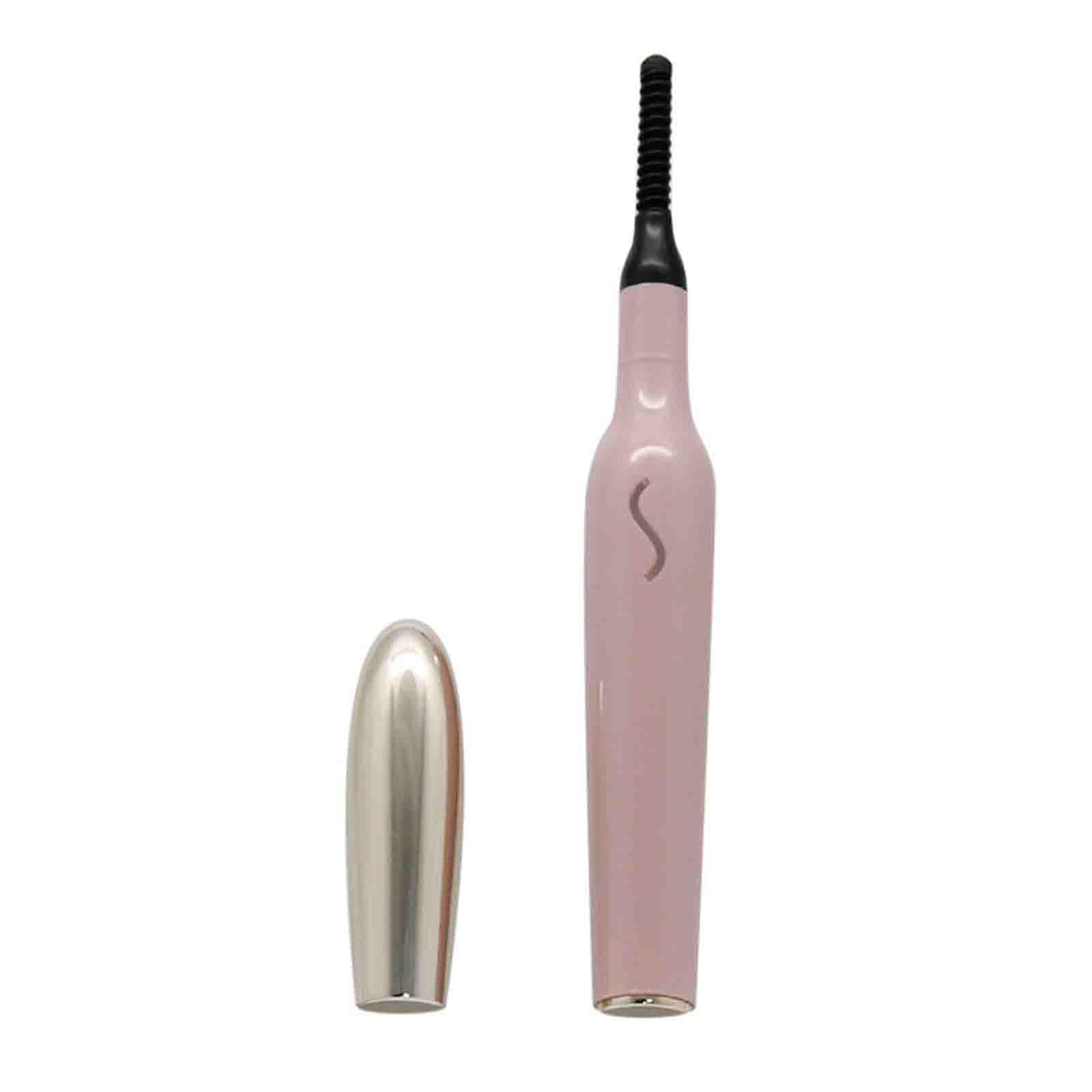 Rizador Pestañas Rizador De Pestañas Electrico Termico Con Calor Con Peine Profesional Usb Recargables Con Calefacción Eléctrico Regalos Para Chicas (150x20MM,pink)