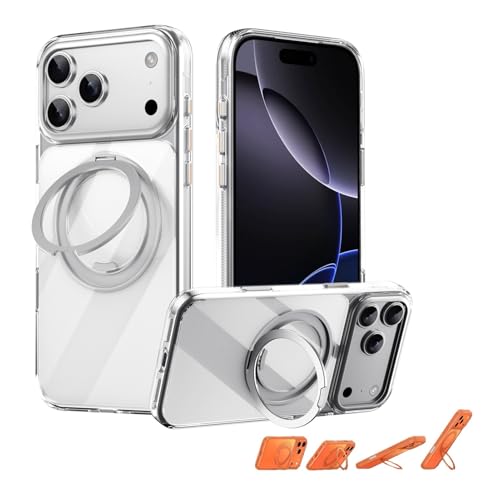 IPhone 17 / 17 Air / 17 Pro / 17 Pro Max p P[X, 360°]OX^ht, ϏՌEMt[, }bgȎwh~EɂJo[i}OlbgΉj(Clear,17 air)