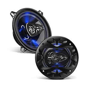 BOSS Audio Systems BE524 Rage Series 5.25 Inch Car Door Speakers – 225 Watts (Pair), 4 Way, Full Range, Coaxial, Tweeters, Sold in Pairs, Bocinas para Carro