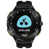 Traq by Titan Cardio Running and Cycling GPS Unisex Smartwatch with Heart Rate Monitoring and Upto 7 Days of Battery Life 75001PP01
