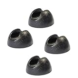  WAGNER Bodenschoner/Bodenschützer für HAIRPIN LEGS Ø 30 x 20 mm für Rohre Ø 9 mm, hochwertiger Kunststoff, schwarz, schützt alle Böden vor Kratzern - 12393099 (Set 4 Stück, Set Schwarz, 4 Stück)