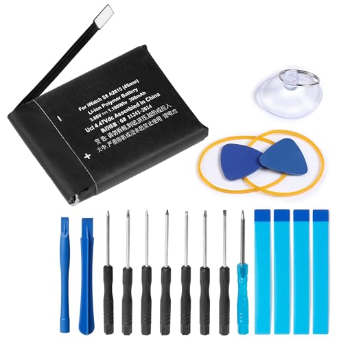 Batterie A2815 pour iWatch Series 8 45mm GPS et Cellular Li-polymère 308 mAh