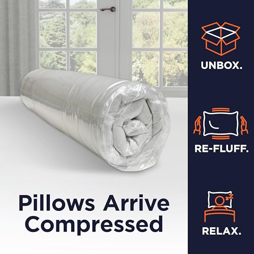 Image of Amazon Basics Soft Supportive Long Body Pillow for All Position Sleepers, Machine Washable, 20 x 54 inches, 1-Pack