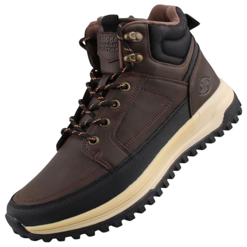 Dockers by Gerli Boots Hombre Botas Marrón oscuro EU42 poliuretano