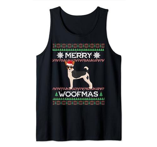 Rat Terrier Navidad Camiseta sin Mangas